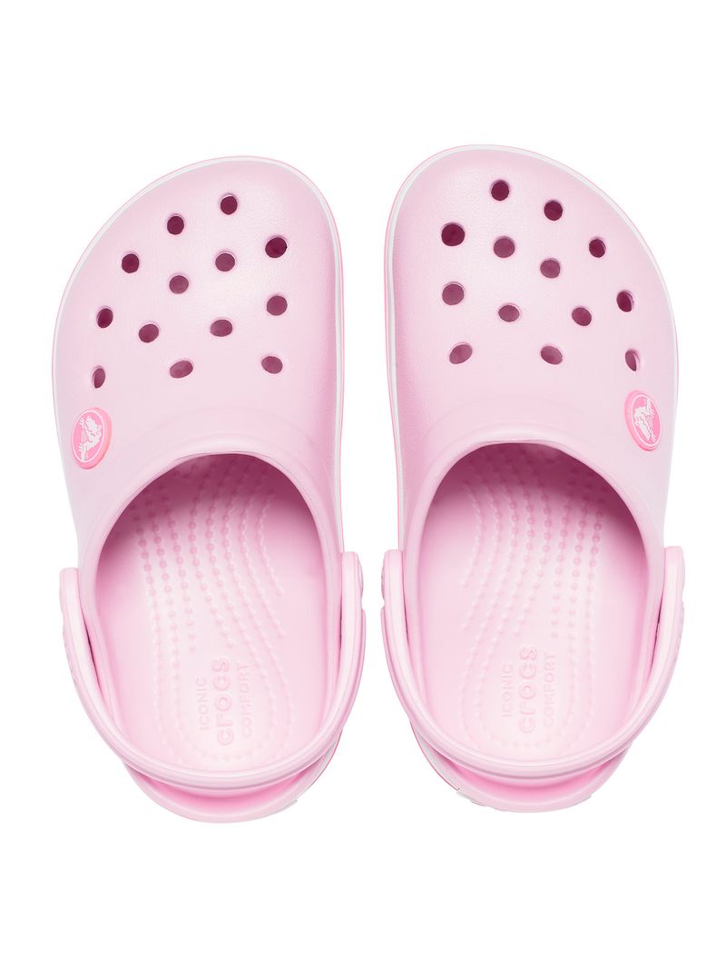 Zueco-Infantil-Niña-Crocband-Clog-K-Rosado-Crocs