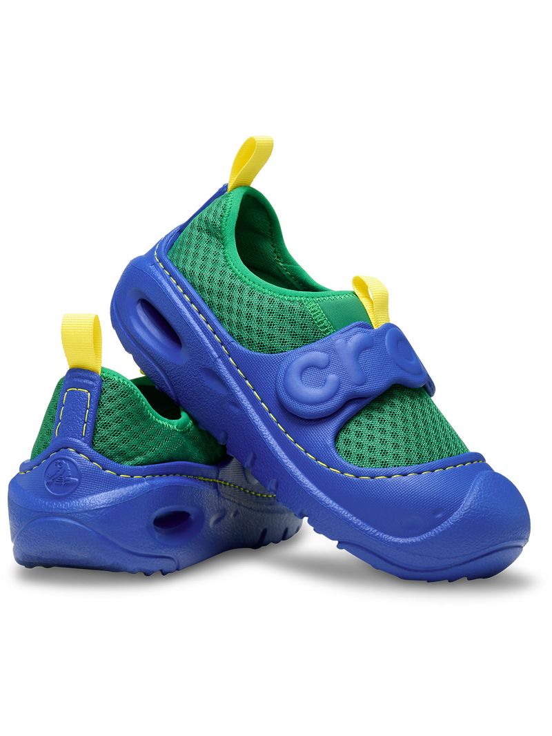 Zapato-De-Agua-Infantil-Niño-Swiftwater-Splash-K-Verde-Oscuro-Crocs