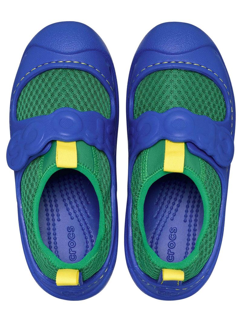 Zapato-De-Agua-Infantil-Niño-Swiftwater-Splash-K-Verde-Oscuro-Crocs