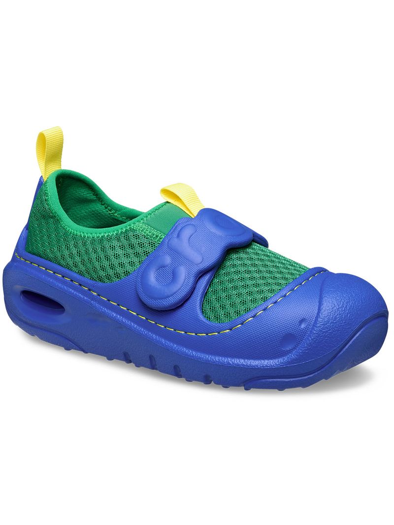 Zapato-De-Agua-Infantil-Niño-Swiftwater-Splash-K-Verde-Oscuro-Crocs