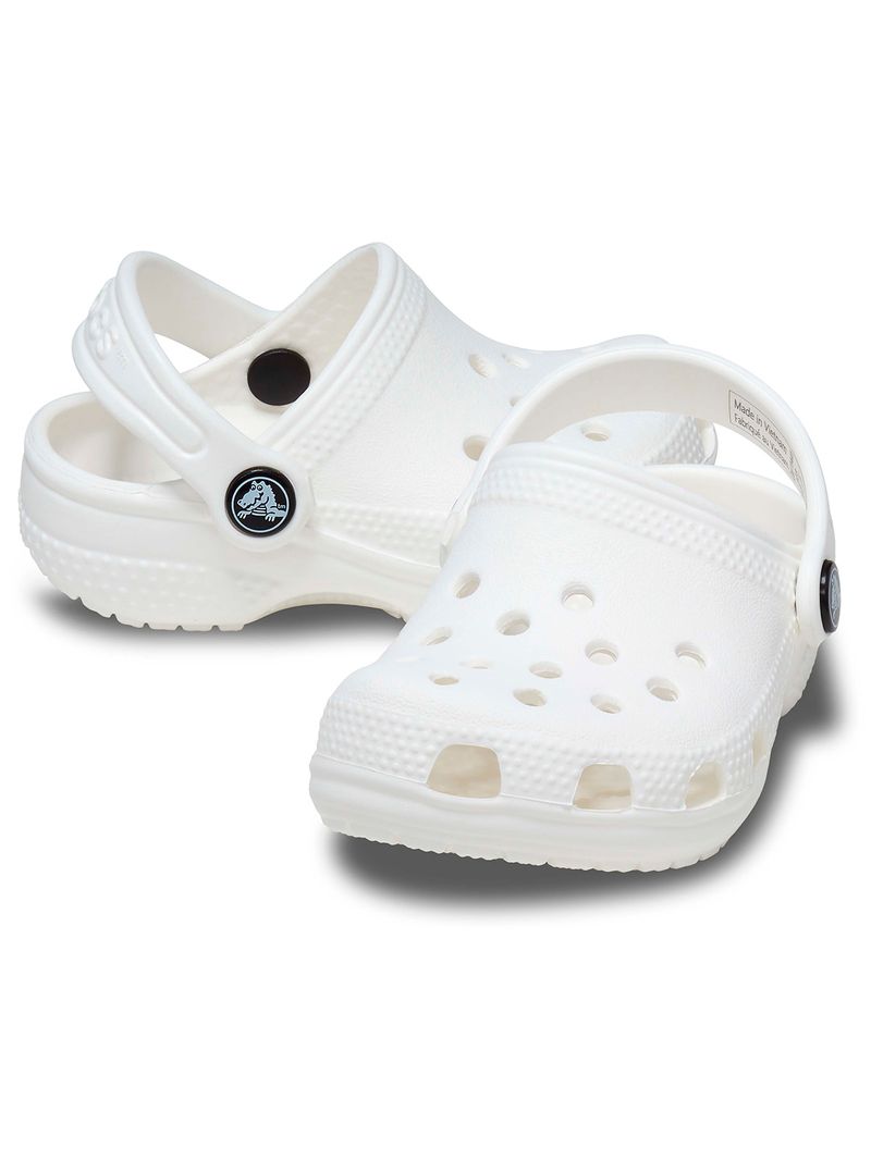 Zueco-Infantil-Toddler-Niña-Crocs-Littles-Blanco-Crocs