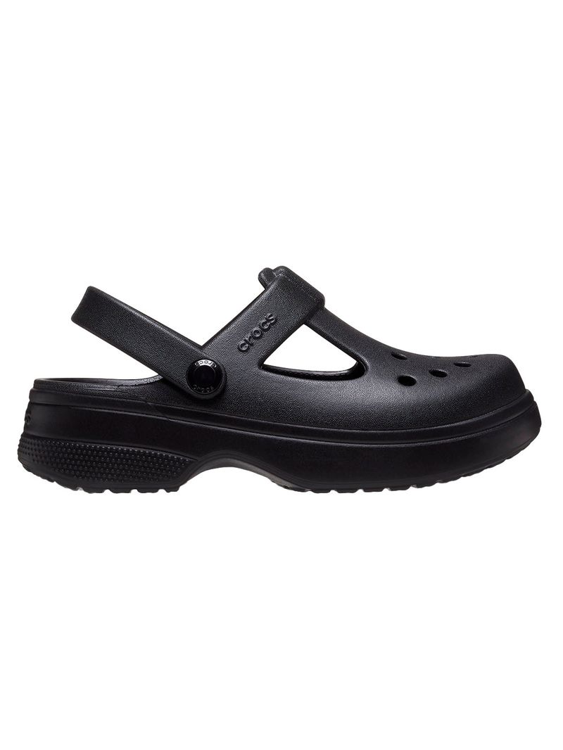 Zueco-Infantil-Niño-Cls-Mary-Jane-Clog-K-Negro-Crocs