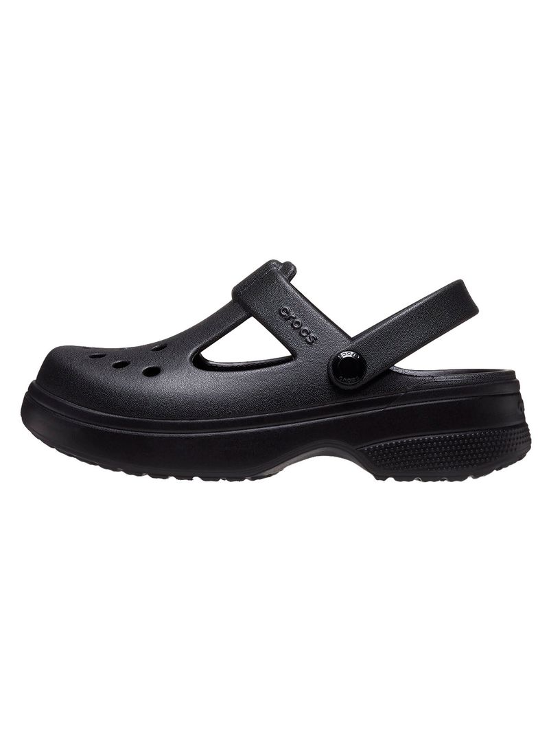 Zueco-Infantil-Niño-Cls-Mary-Jane-Clog-K-Negro-Crocs