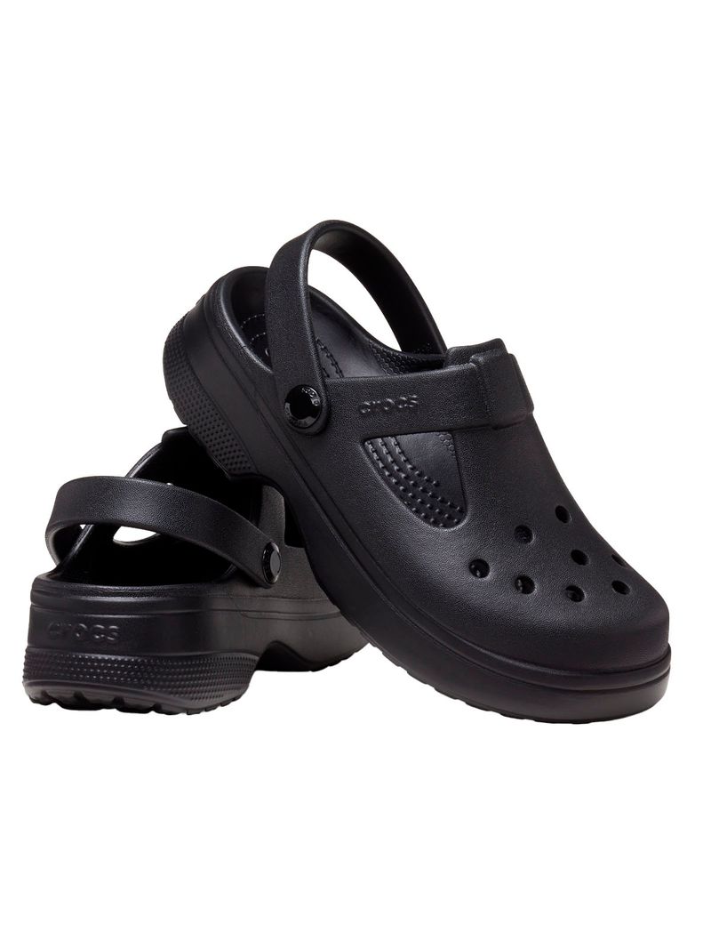 Zueco-Infantil-Niño-Cls-Mary-Jane-Clog-K-Negro-Crocs