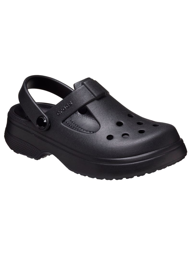 Zueco-Infantil-Niño-Cls-Mary-Jane-Clog-K-Negro-Crocs
