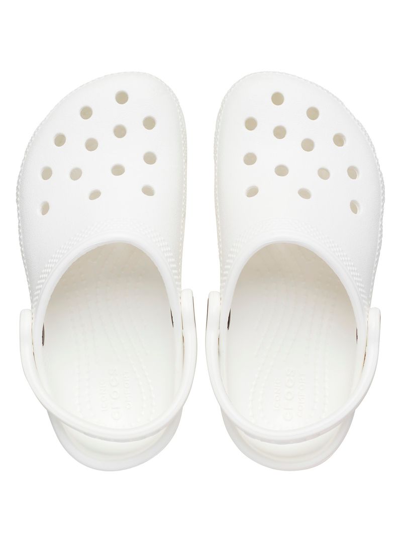 Zueco Infantil Toddler Niña Classic Clog T Blanco Crocs
