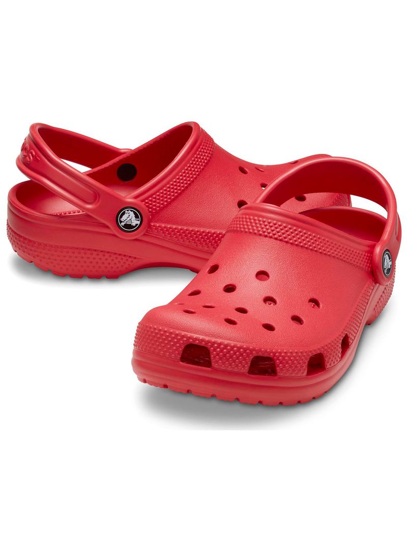 Zueco-Infantil-Niña-Classic-Clog-K-Rojo-Crocs