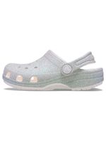 Zueco-Infantil-Niña-Classic-Iridescent-K-Blanco-Crocs