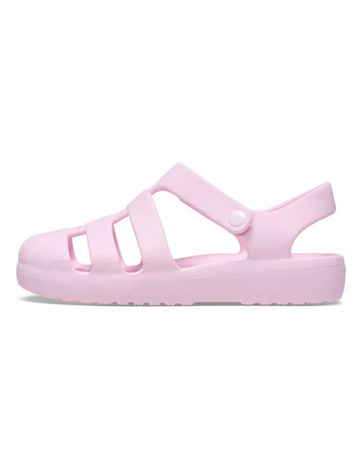 Sandalia Infantil Niña Classic Fisherman K Rosado Crocs