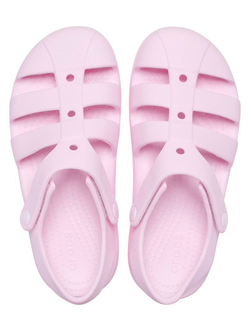 Sandalia-Infantil-Niña-Classic-Fisherman-K-Rosado-Crocs