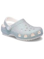 Zueco-Infantil-Niña-Classic-Iridescent-K-Blanco-Crocs