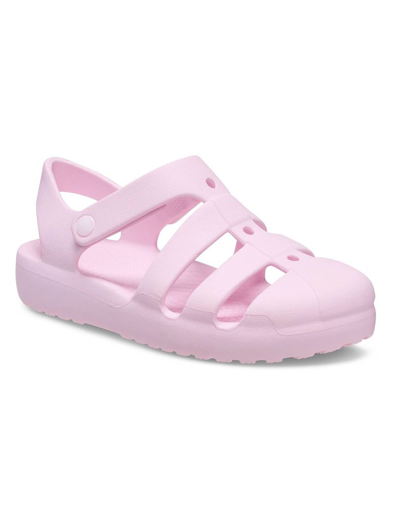 Sandalia-Infantil-Niña-Classic-Fisherman-K-Rosado-Crocs
