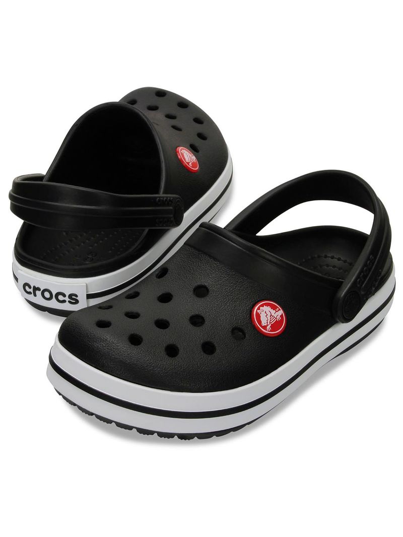 Zueco-Infantil-Niño-Crocband-Clog-K-Blk-Negro-Crocs