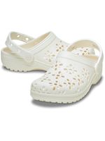 Zueco-Infantil-Toddler-Niña-Classic-Floral-Clg-T-Blanco-Crocs