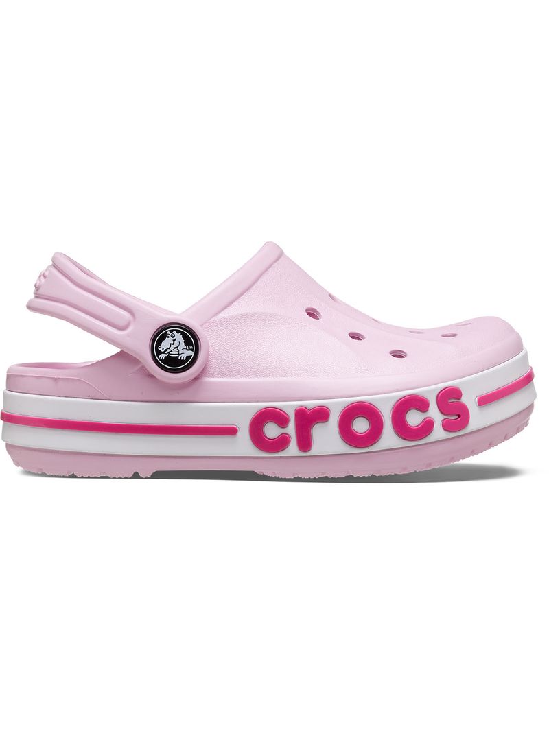 Zueco-Infantil-Niña-Bayaband-Clog-K-Rosado-Crocs
