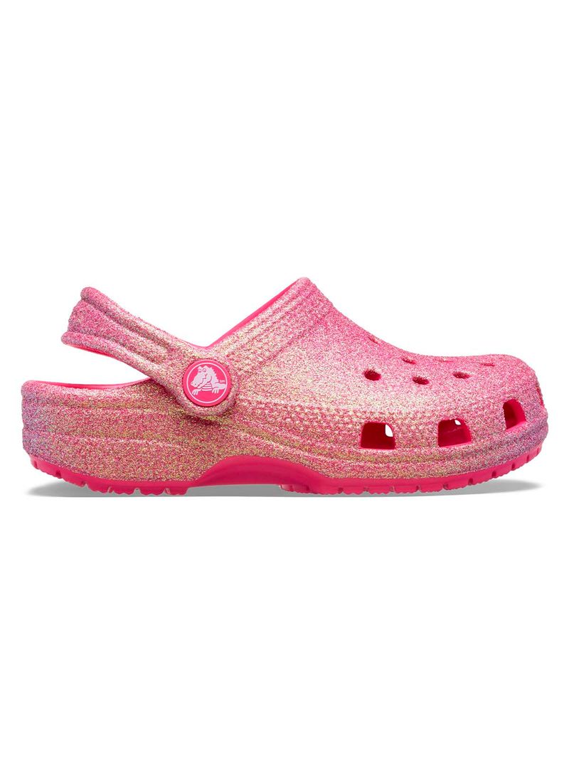 Zueco-Infantil-Niña-Classic-Iridescent-K-Rosado-Crocs