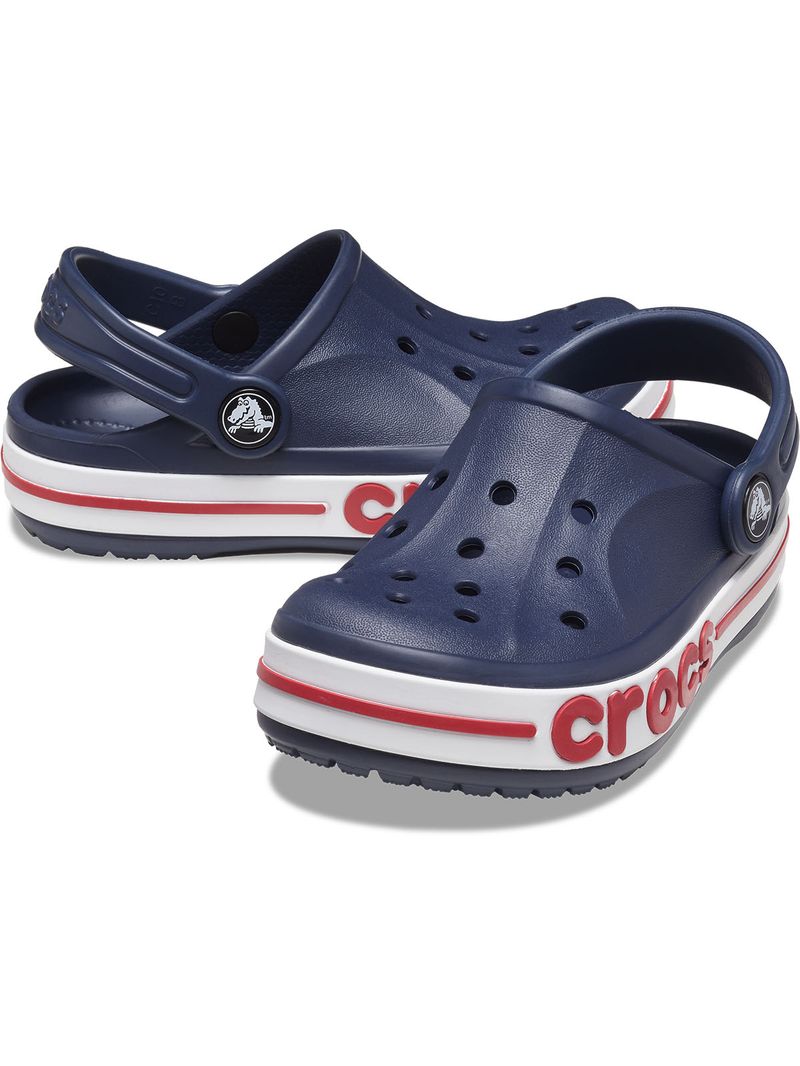 Zueco-Infantil-Niño-Bayaband-Clog-K-Azul-Crocs