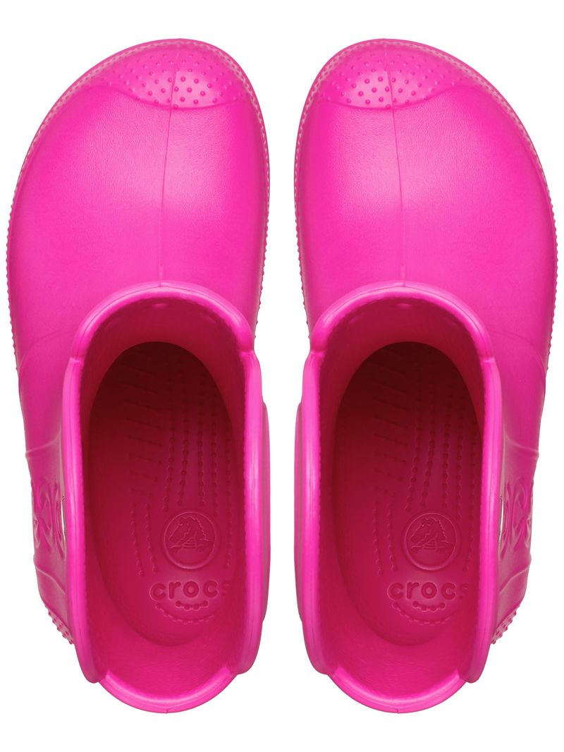Bota De Agua Infantil Niña Handle It Rain K Rosado Crocs
