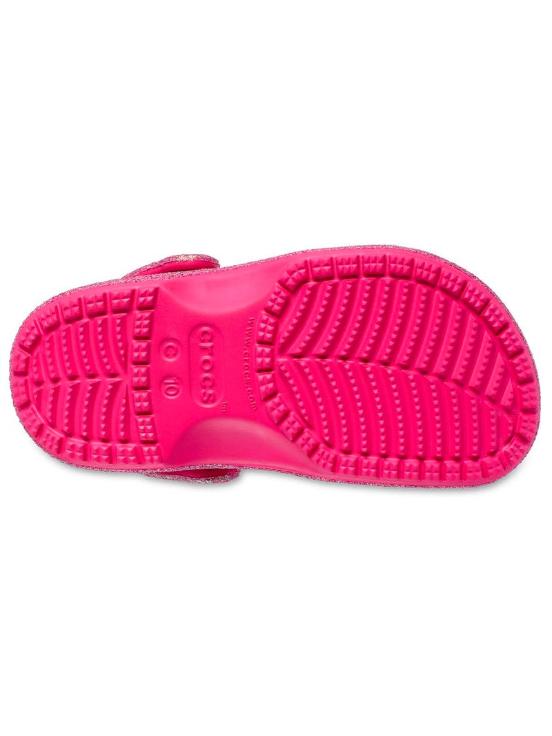 Zueco-Infantil-Niña-Classic-Iridescent-K-Rosado-Crocs
