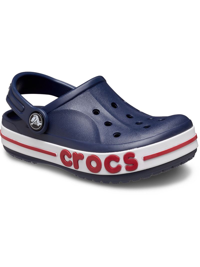 Zueco-Infantil-Niño-Bayaband-Clog-K-Azul-Crocs