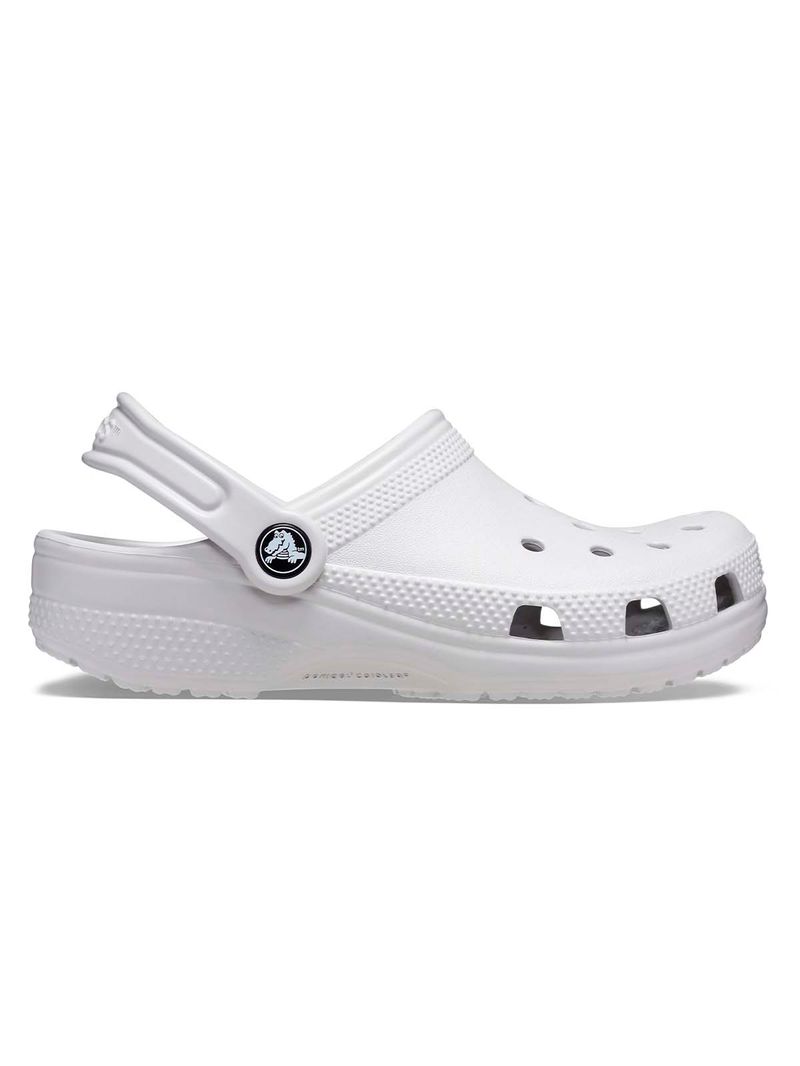 Zueco-Infantil-Niña-Classic-Retrosport-K-Blanco-Crocs