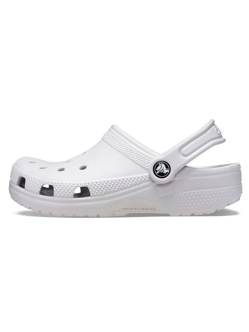 Zueco-Infantil-Niña-Classic-Retrosport-K-Blanco-Crocs