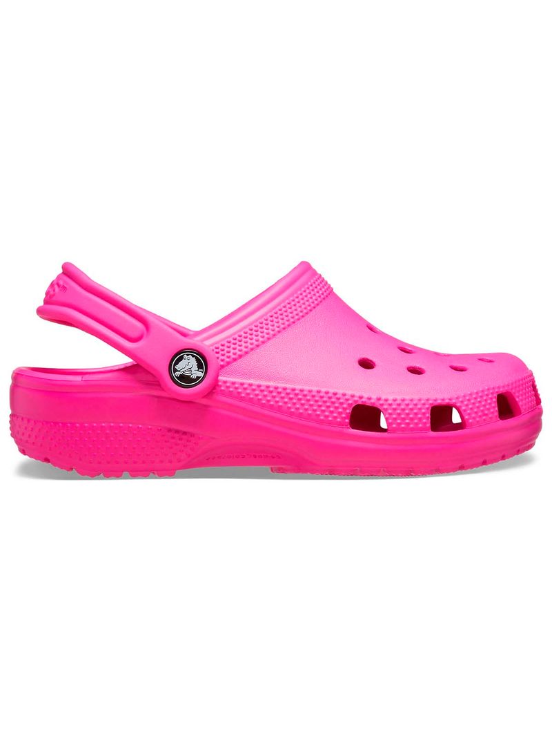 Zueco-Infantil-Niña-Classic-Clog-K-Rosado-Crocs