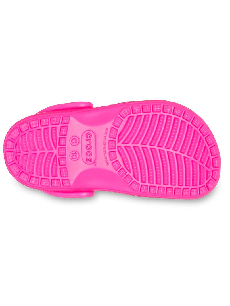 Zueco-Infantil-Niña-Classic-Clog-K-Rosado-Crocs