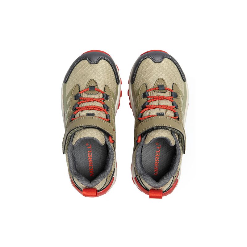 Zapatilla-Niño-Moab-Speed-2-Low-Waterproof-Coyote-Merrell