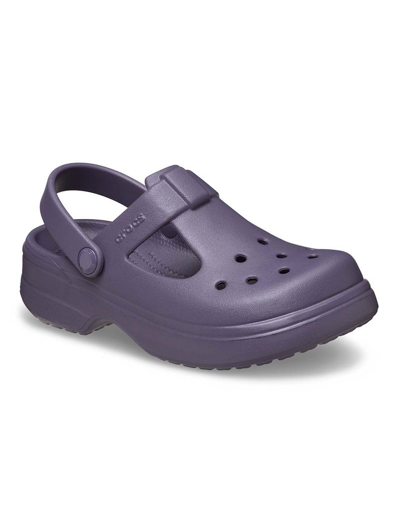 Zueco Niño Mary Jane T Morado Crocs
