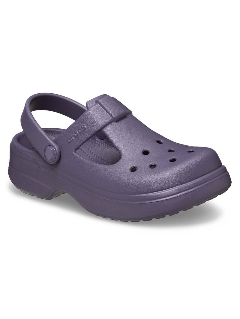 Zueco Niño Mary Jane K Morado Crocs