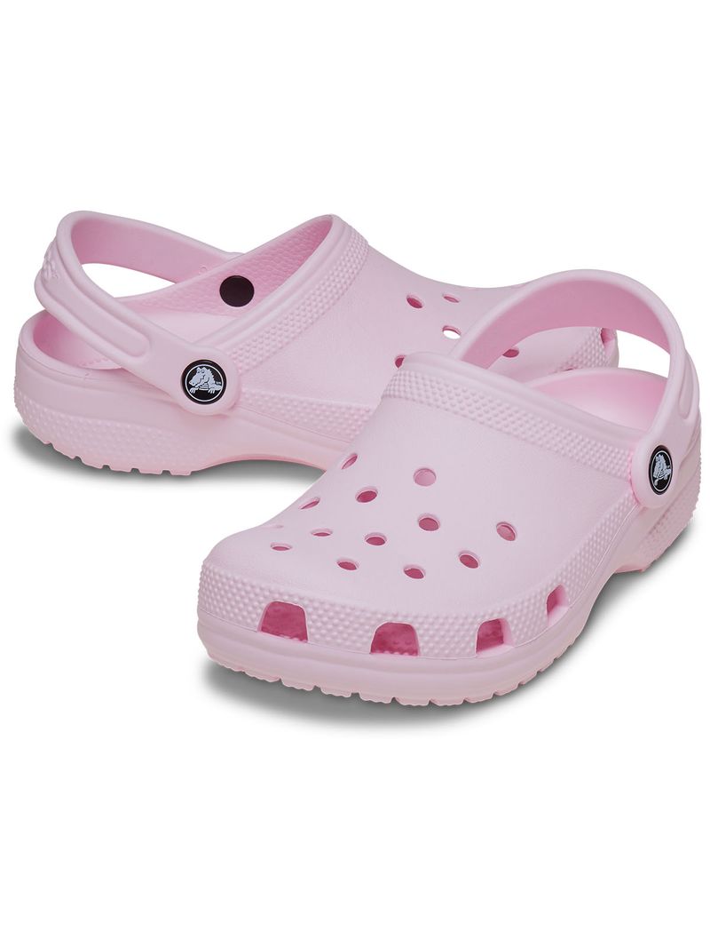 Zueco-Infantil-Niña-Classic-Clog-K-Rosado-Crocs