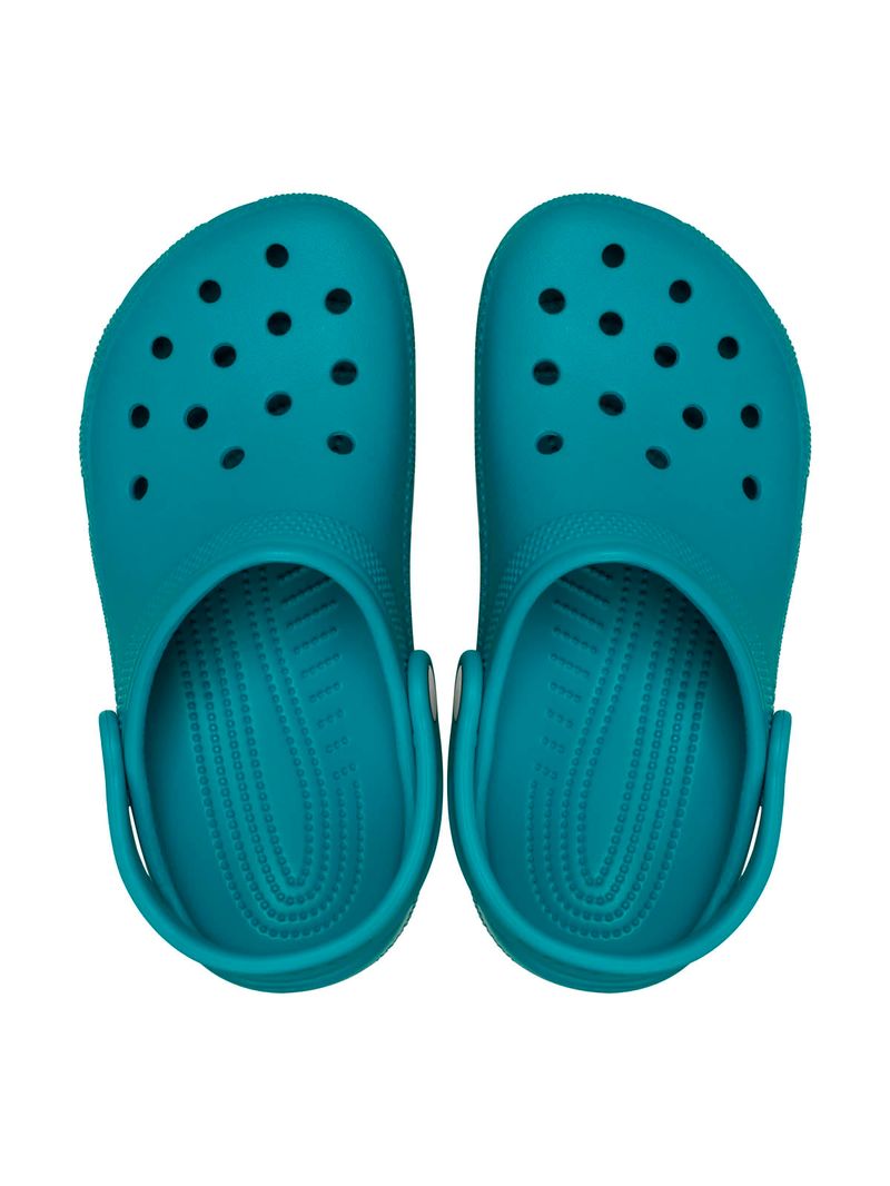 Zueco Niños Grandes Classic Clog Verde Crocs