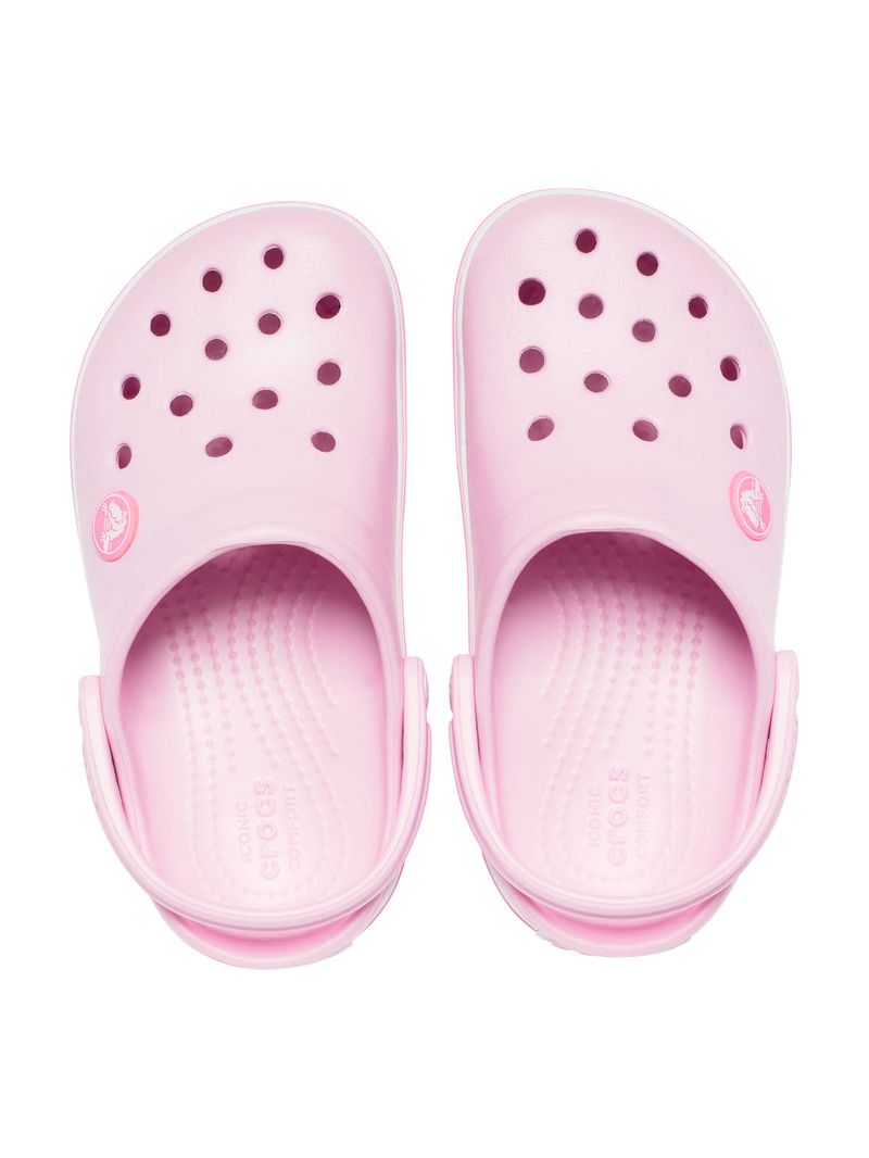 Zueco Niños Pequeños Crocband Clog Rosa Crocs