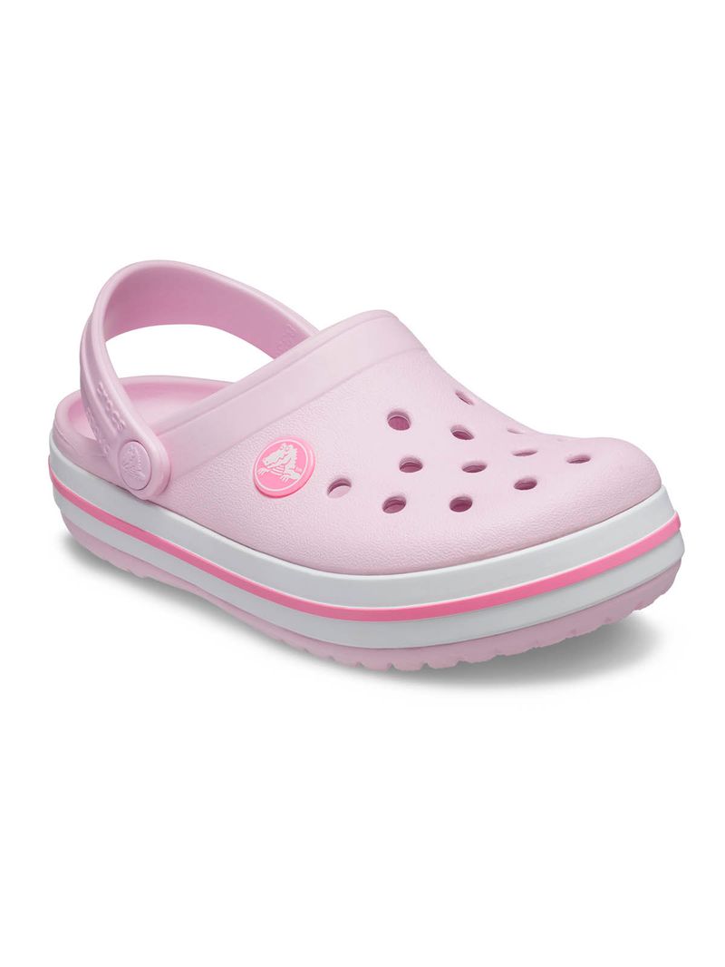 Zueco Niños Pequeños Crocband Clog Rosa Crocs