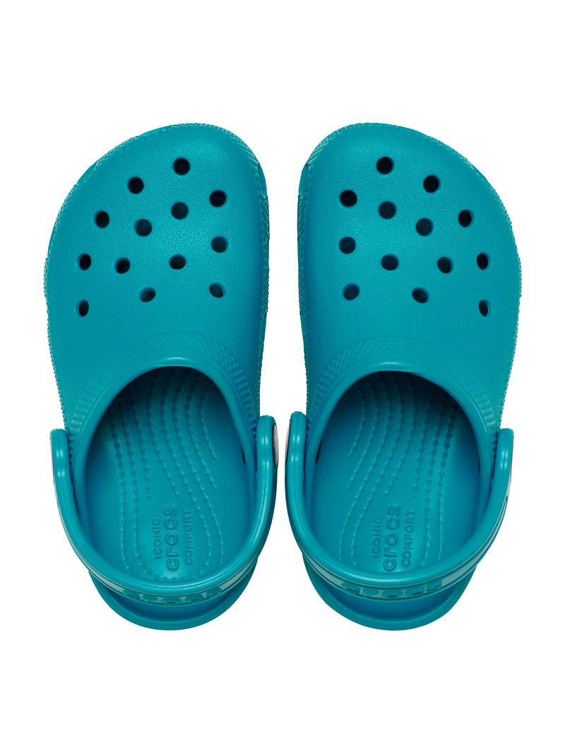 Zueco Niños Pequeños Classic Clog Verde Crocs