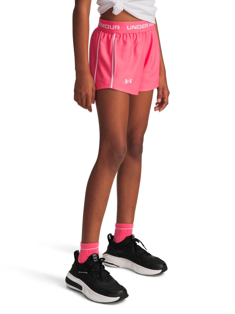 Short de Entrenamiento para Niña Tech Rosado Under Armour
