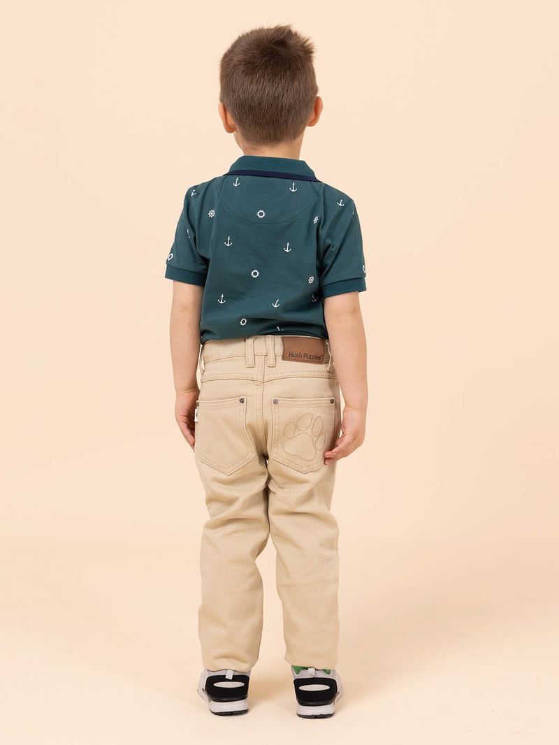 Pantalón Niño Clásico Beige