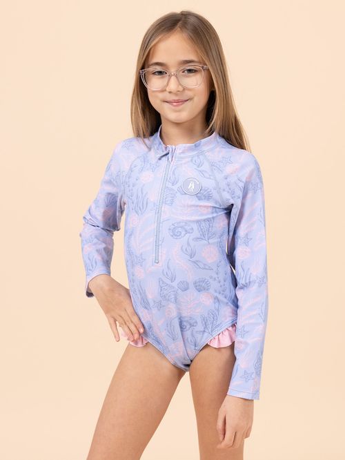 Traje De Baño Niña Miranda Celeste