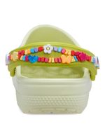 Zueco Niños Pequeños Classic Verde Claro Flores Crocs