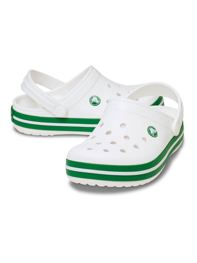 Zueco Niños Grandes Crocband Clog Blanco Crocs