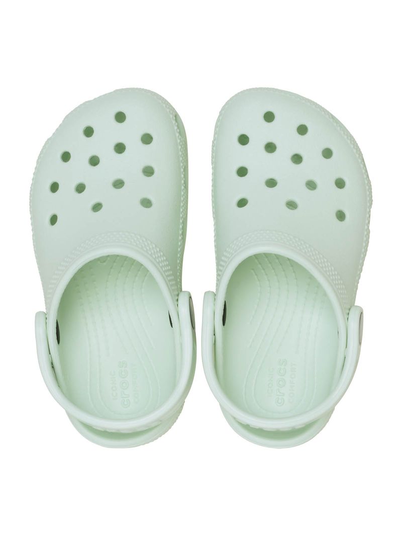 Zueco Niños Pequeños Classic Clog Verde Crocs