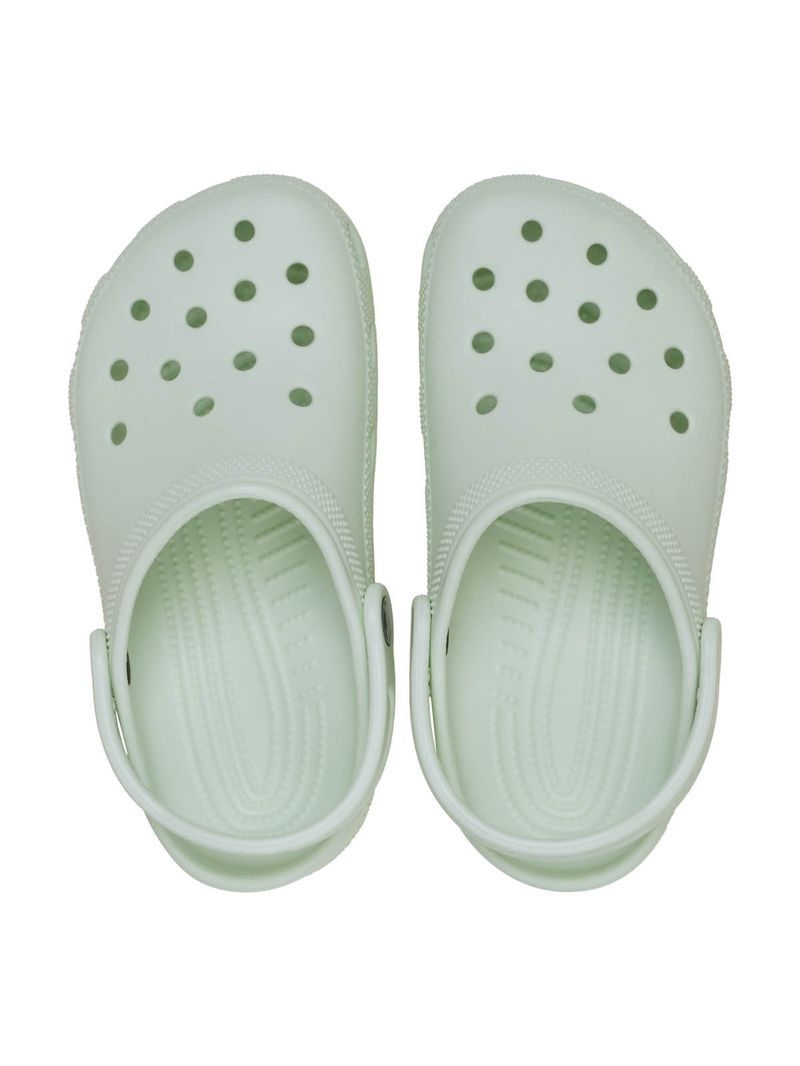 Zueco Niños Grandes Classic Clog Verde Crocs