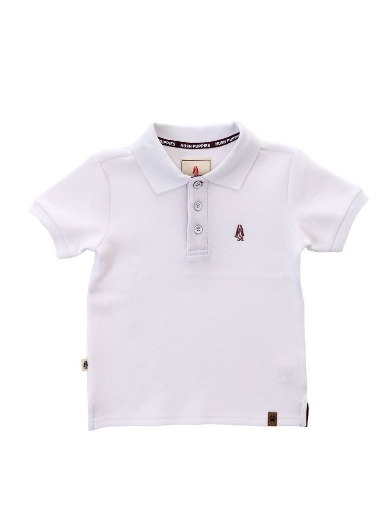 Polera Niño Pique Blanco