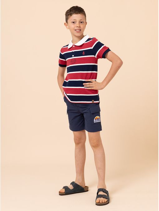 Polera Niño Pique Rojo