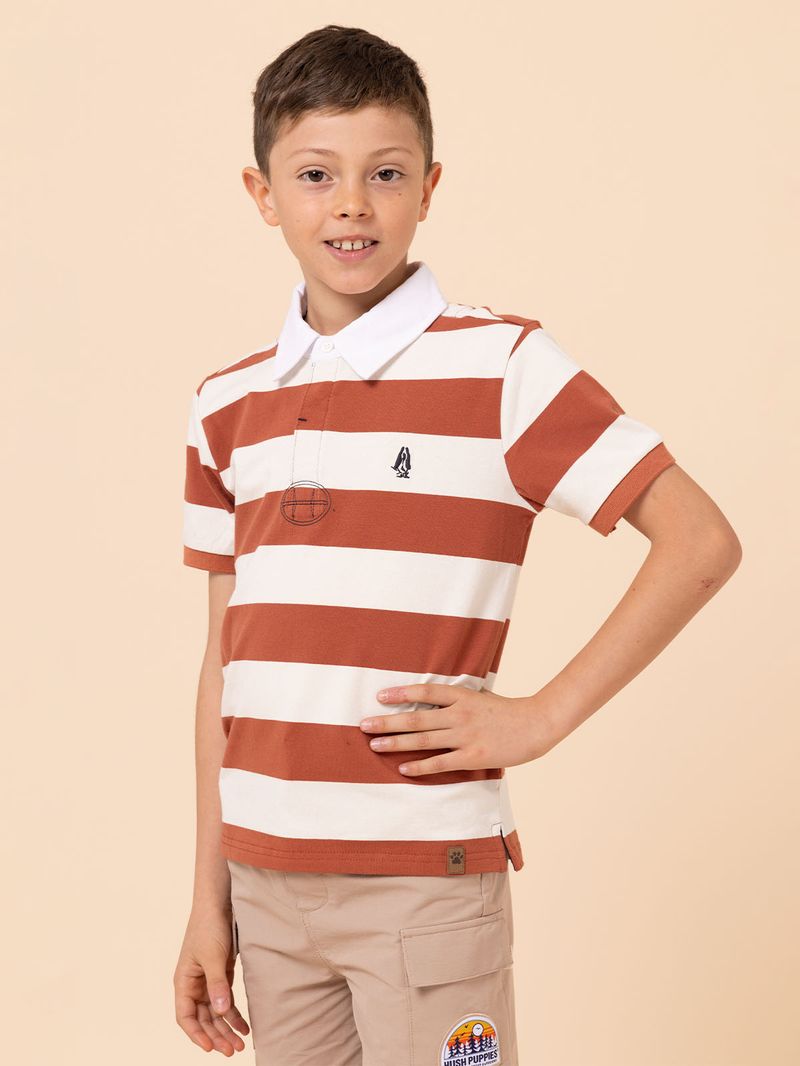 Polera Niño Marne Naranjo