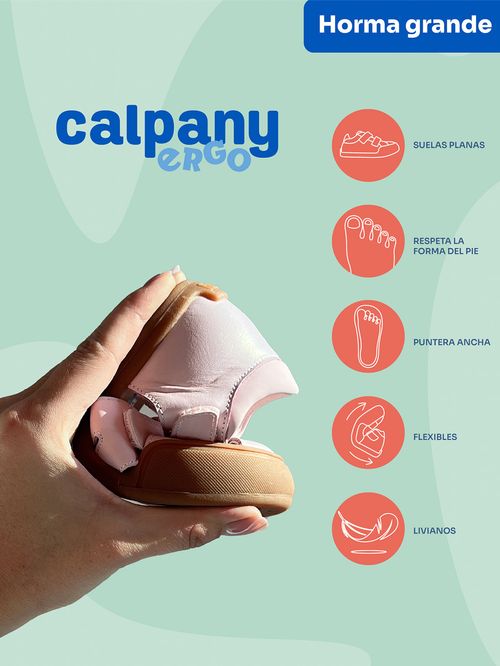 Sandalia ergonómica Niña Kentucky Rosado Calpany