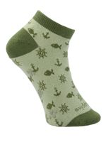 Calcetin Algodón Niño Ped Anchor Verde Hush Puppies