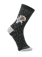 Calcetin Algodón Niño C Space Negro Hush Puppies