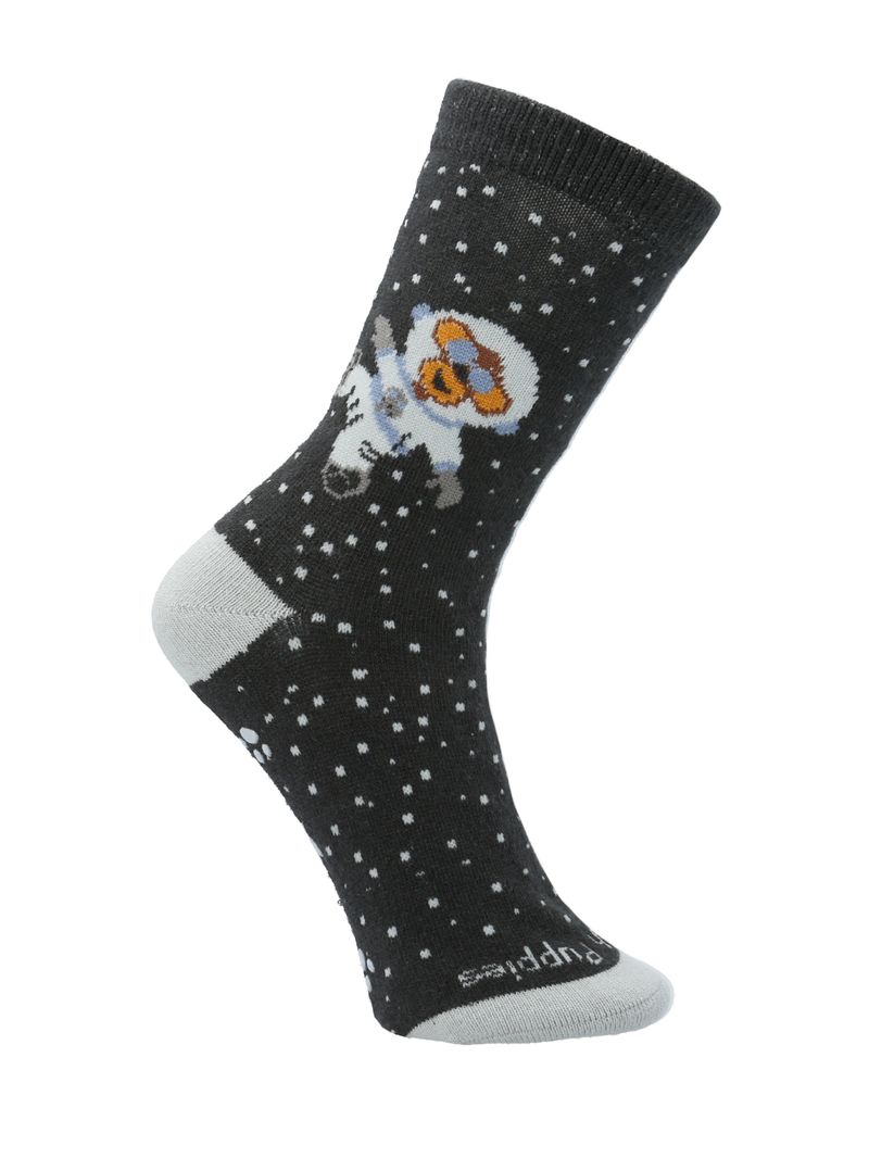 Calcetin Algodón Niño C Space Negro Hush Puppies
